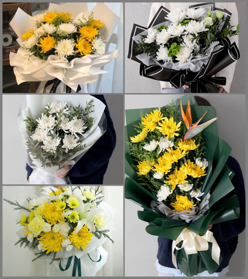 湖北咸宁市赤壁市车埠镇肖桥村白事花束代送